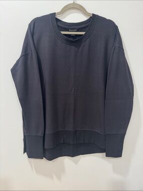Athleta Black Coaster Luxe Crewneck Sweatshirt